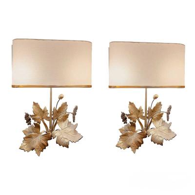 Pair of 70s Floral Appliques