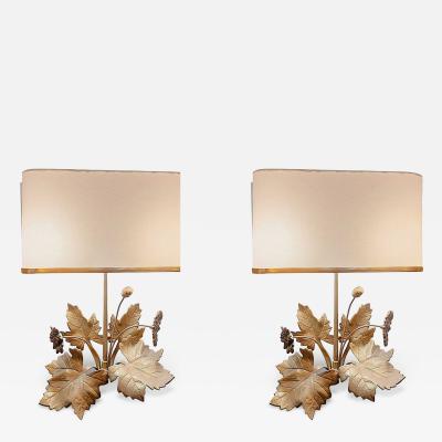 Pair of 70s Floral Appliques