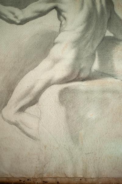 Pair of Academic Nudes Neoclassical Artist Early 19th Century