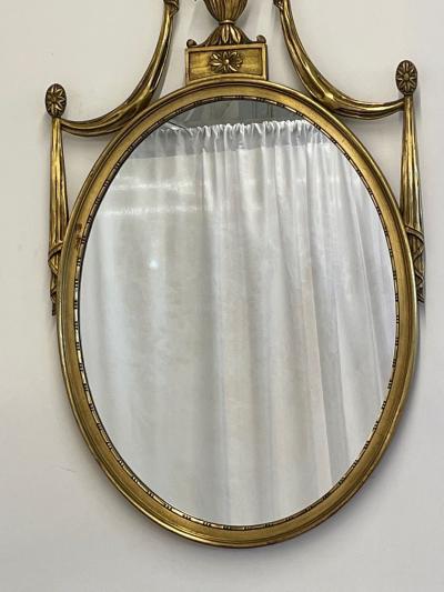Pair of Adams Style Giltwood Wall Mirrors Console or Commode Mirrors
