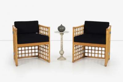 Pair of Alabaster End Tables or Plant or Display Collums