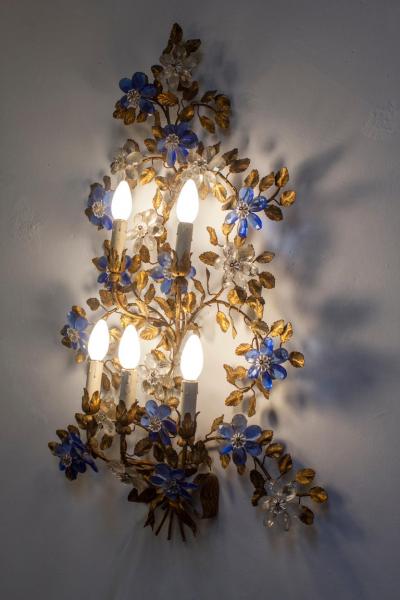 Pair of Amazing Italian Sconces or Wall Lights by Banci Florence 1970