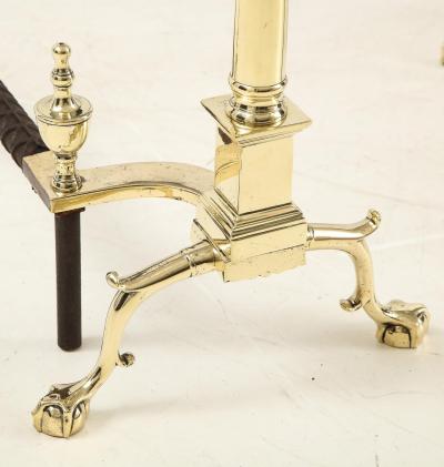 Pair of American Classical Style Andirons