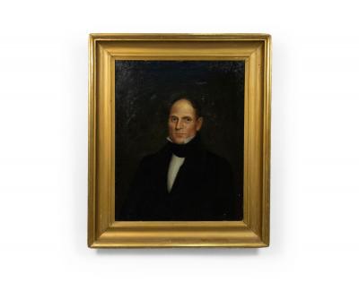 Pair of American Country Male and Female Portraits