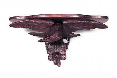 Pair of American Country Pine Eagle Shelf