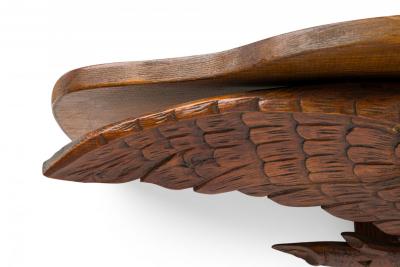 Pair of American Country Pine Eagle Shelves