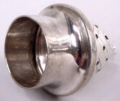 Pair of American Edwardian Classical Sterling Silver Pepper Shakers