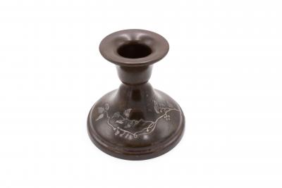 Pair of American Mission Bronze Candlesticks