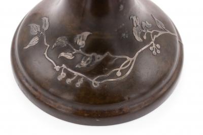 Pair of American Mission Bronze Candlesticks