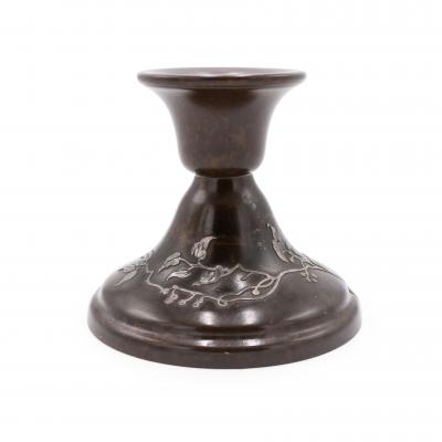Pair of American Mission Bronze Candlesticks