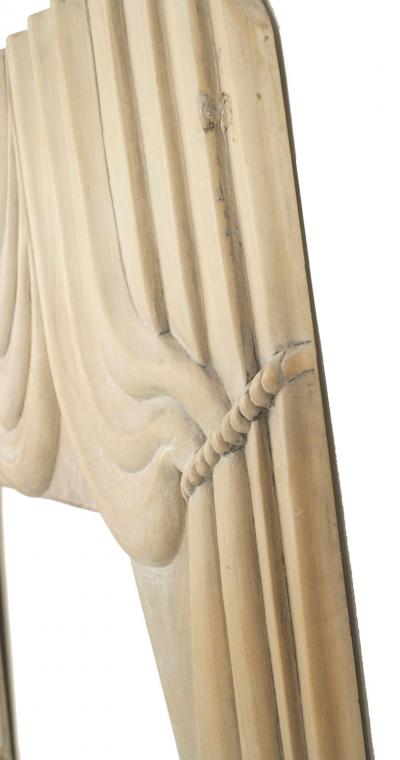Pair of American Victorian Carved Drapes