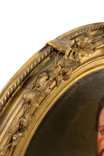 Pair of American Victorian Male and Female Portraits