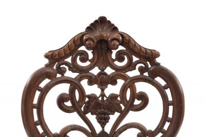 Pair of American Victorian Rosewood Side Chairs