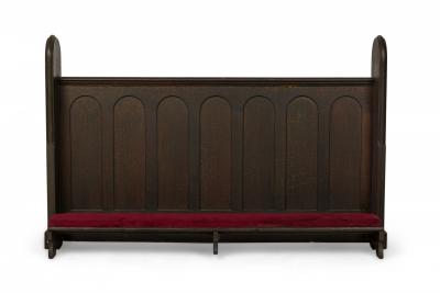 Pair of American Victorian Style Wooden Church Pew Kneelers