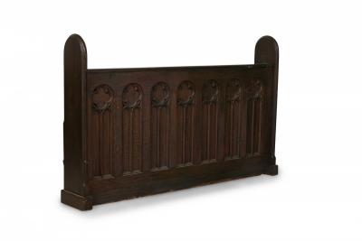 Pair of American Victorian Style Wooden Church Pew Kneelers