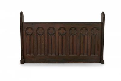Pair of American Victorian Style Wooden Church Pew Kneelers