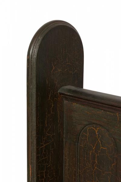 Pair of American Victorian Style Wooden Church Pew Kneelers