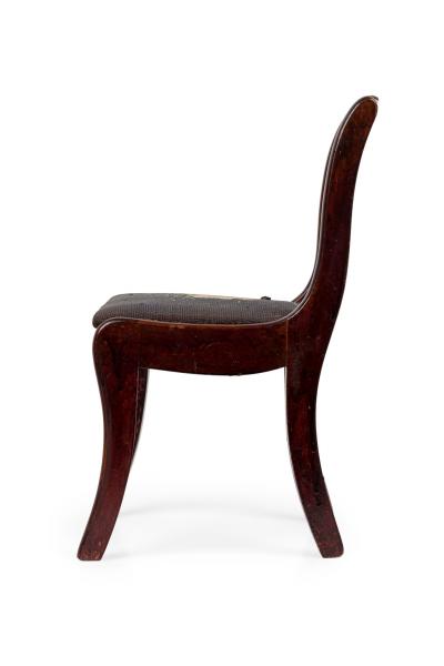 Pair of American Victorian Upholstered Seat Children Chairs