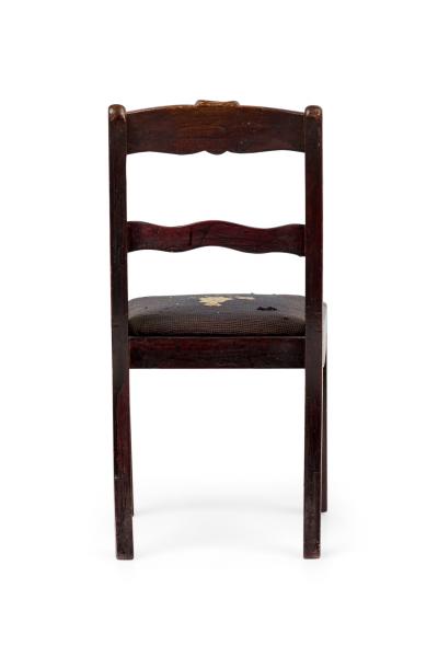 Pair of American Victorian Upholstered Seat Children Chairs