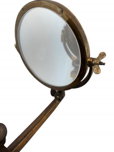 Pair of American heliograph reflector stands