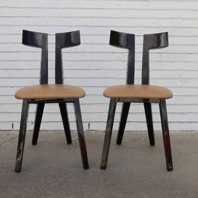 Pair of Amlash Side Chairs by Mirak