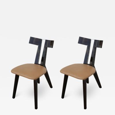 Pair of Amlash Side Chairs by Mirak