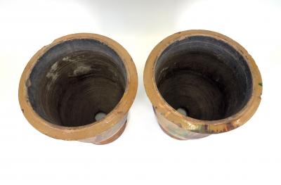 Pair of Anduze Terra Cotta Planters 19th Century