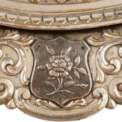 Pair of Anglo Indian Silver Clad Ceremonial Throne Chairs