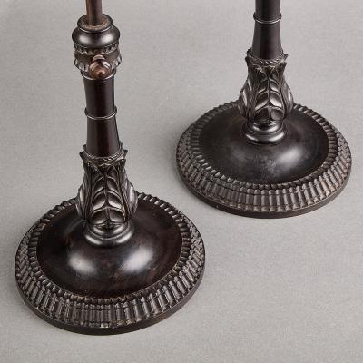 Pair of Anglo Indian adjustable Candlesticks Circa 1880