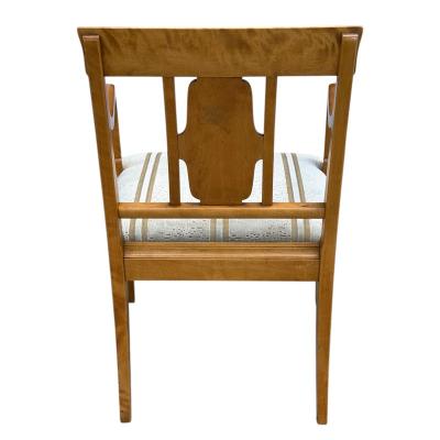 Pair of Antique Austrian Biedermeier Style Arm Chairs
