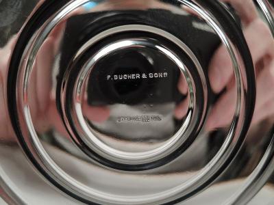 Pair of Antique Baltimore Repousse Sterling Silver Candlesticks