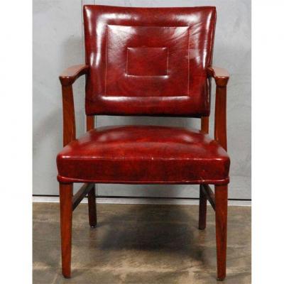 Pair of Antique Bankers Chairs