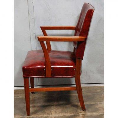 Pair of Antique Bankers Chairs