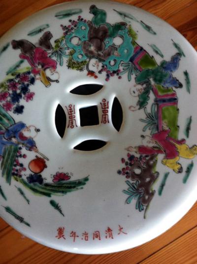 Pair of Antique Chinese Ceramic Garden Stools