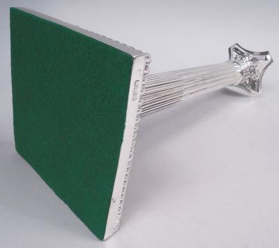 Pair of Antique English Victorian Neoclassical 5 Light Candelabra