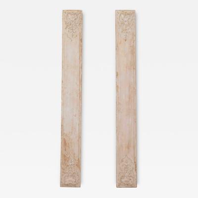 Pair of Antique French Painted Boiserie Panels
