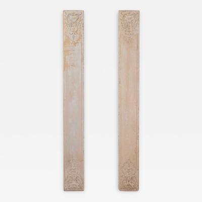 Pair of Antique French Painted Boiserie Panels