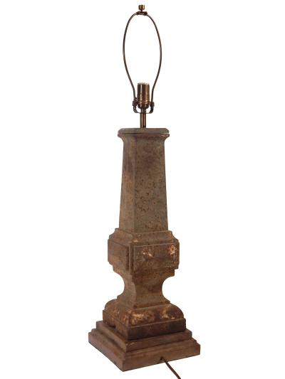 Pair of Antique Metal Lamps