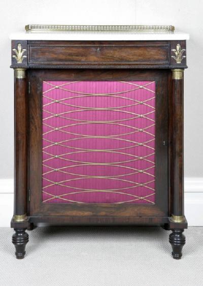 Pair of Antique Regency Period Rosewood Cabinets