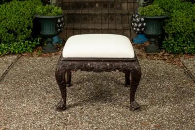 Pair of Antique Regency Style Walnut Benches