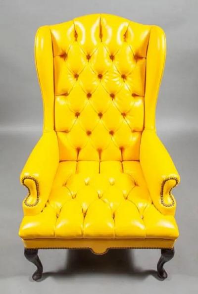 Pair of Antique Style Wingback Chairs