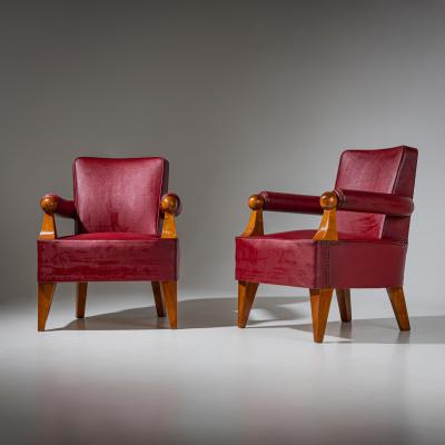 Pair of Armchairs Italy 1950s