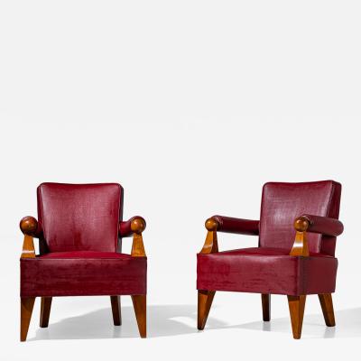 Pair of Armchairs Italy 1950s