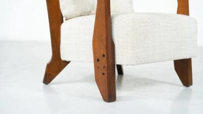 Pair of Armchairs Monsieur Madame by Guillerme and Chambron for Votre Maison
