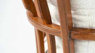 Pair of Armchairs Monsieur Madame by Guillerme and Chambron for Votre Maison