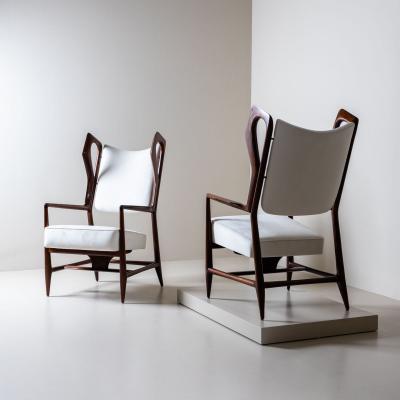 Pair of Armchairs Triennale by Gio Ponti for ISA Bergamo Italy 1953