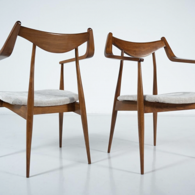 Pair of Armchairs by Heczendorfer L szl Hungary 1960
