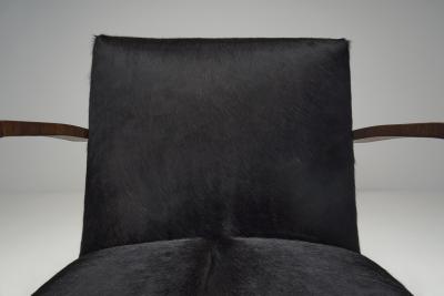 Pair of Armchairs in Ponyskin Europe First half of the 20th Century