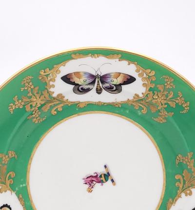 Pair of Armorial English Dishes Possibly Giles Ex Bardith England circa 1800