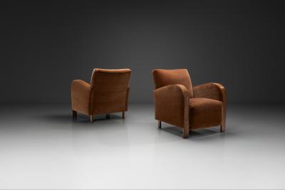 Pair of Art Deco Armchairs Europe First half of the 20th Century